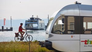 Bahn, Fahrrad, Fähre mit dem Bodensee Ticket 